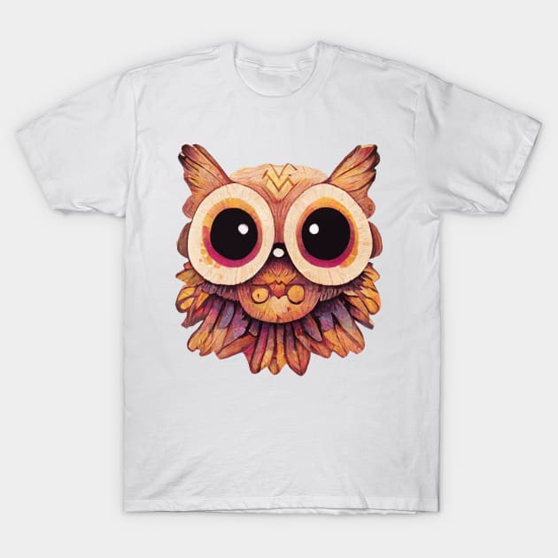 Cute owl T-Shirt by Starbuck1992